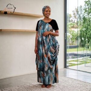 Zuri Teal Blue & Copper Umukenyero