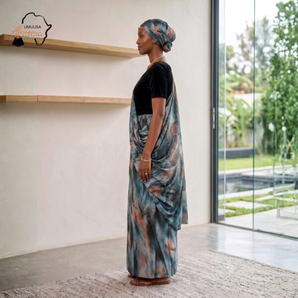 135 Zuri Teal Blue & Copper Umukenyero