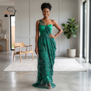 Amara Emerald Green African Umukenyero