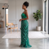 Amara Emerald Green African Umukenyero