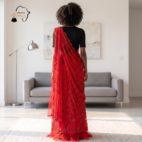 Imani Deep Red & Black African Umukenyero