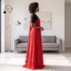 Imani Deep Red & Black African Umukenyero