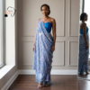 Adia Sapphire Blue, Ice Blue & Silver African Umukenyero