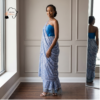 Adia Sapphire Blue, Ice Blue & Silver African Umukenyero