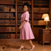 Zola Dusty Pink Cocktail Dress