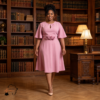 Zola Dusty Pink Cocktail Dress