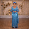 213 Nia Sequin Long-Sleeve Mermaid Wedding Dress