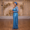 216 Nia Sequin Long-Sleeve Mermaid Wedding Dress